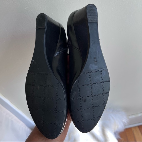 Vaneli black faux leather boots shoes size 9.5M - Picture 15 of 16